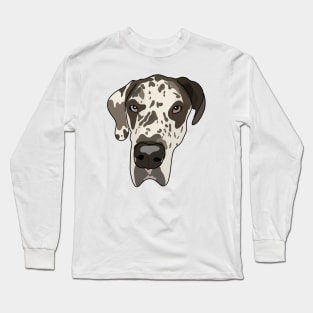 Dalmatian Face Long Sleeve T-Shirt